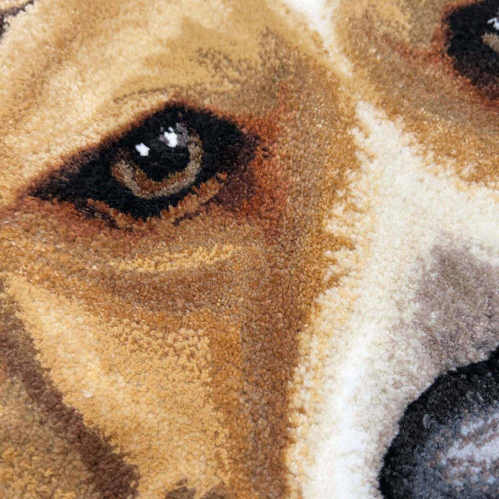 custom tufted dog rug
