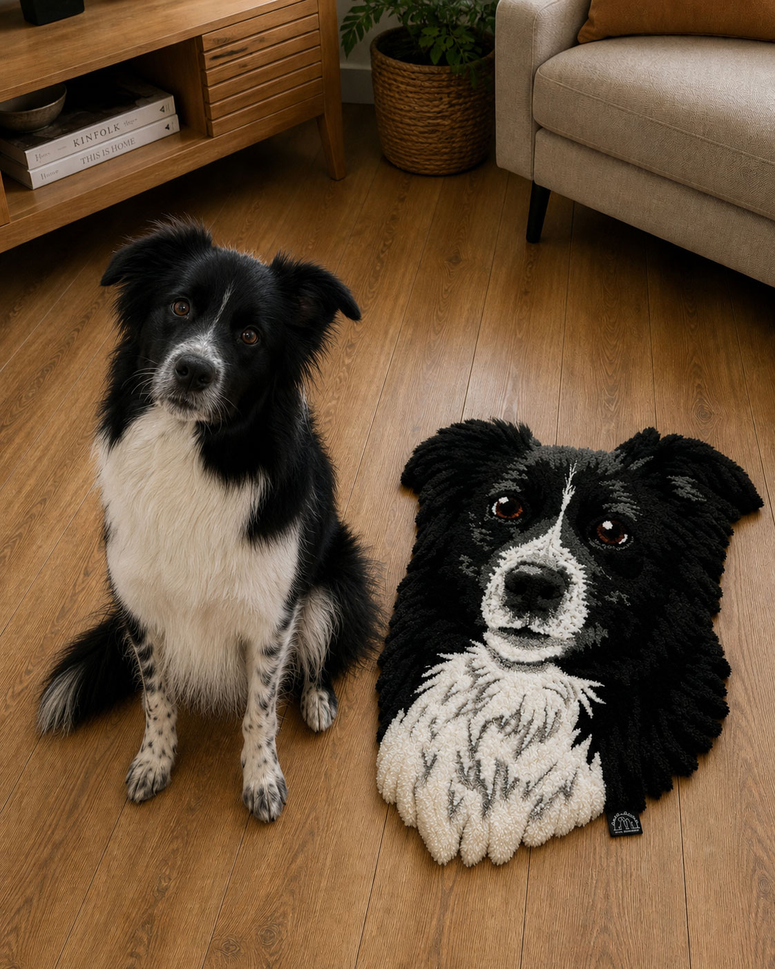 custom tufted dog rug